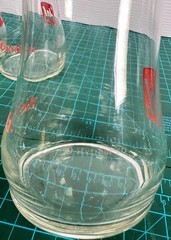 7 UP The Uncola Vintage Upside Down Drinking Glasses Set Of 3 Pilsner Glass