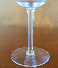 Seneca Rose Lace #176 Floral Etch Crystal Tall Champagne Sherbet(s)