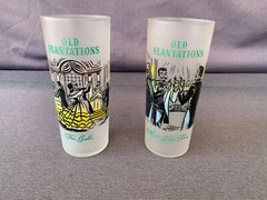 Libby High Ball Glasses Frosted Old Plantation Mint Julep – The Ball – Set of 2