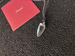 Baccarat Crystal Light Colored Necklace