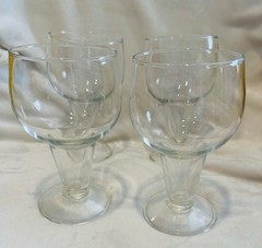 Anchor Hocking Beer Glasses, Hollow Stem 12oz Glasses, Stout Glasses, Set of 4