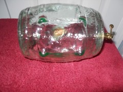 VTG Made Mod Depositato green drink dispenser-made in Italy