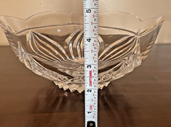 CRISTAL D’ARQUES Crystal Fruit Center Piece 9.5″ Bowl ANCONA