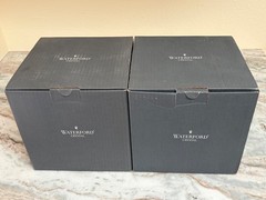 Set of 8 Lismore 10 oz. Crystal Goblets in original boxes