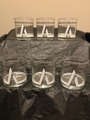 *AMAZING DEAL* Late Century Vintage Brazilian Post Modern Pop Art Rocks Glasses