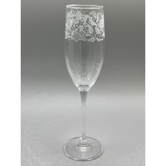 (4)THE MET Metropolitan Museum Of Art Crystal Stem Champagne Flutes Mint 9 1/2”