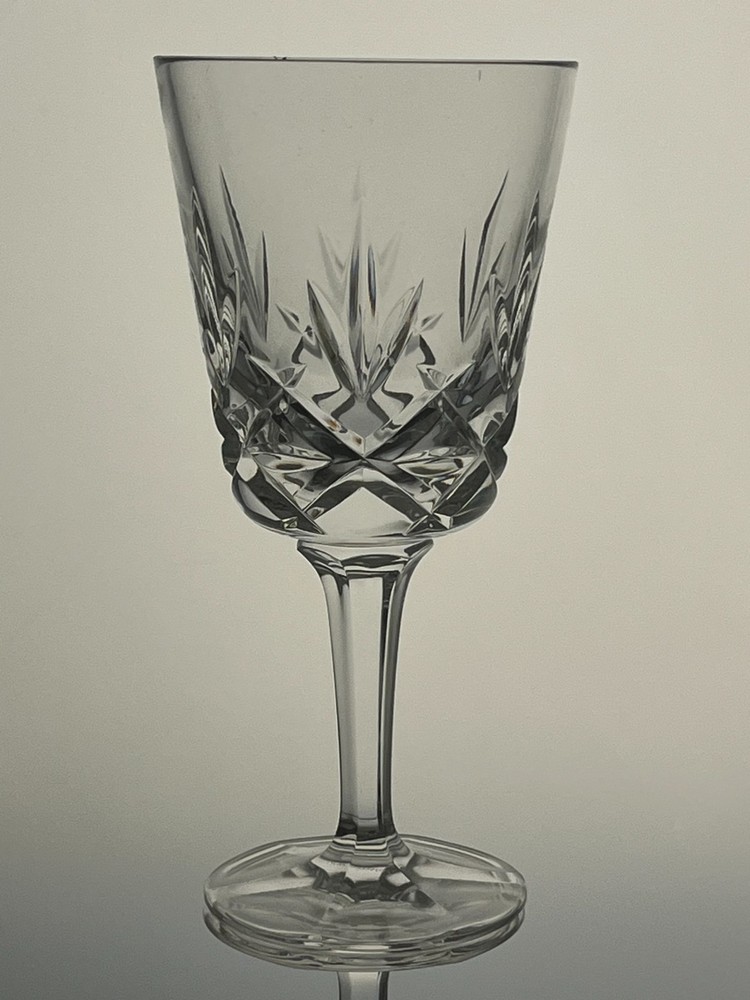 Lovely STANFORD by Gorham Crystal Water Goblet 7 1/4″ EUC