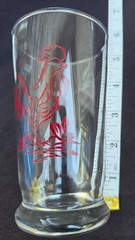 Vintage Libbey Red Rooster RARE Tumbler/Glass (set Of 4)