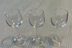 3 Glass Cordials Tall Stem Liqueur Barware