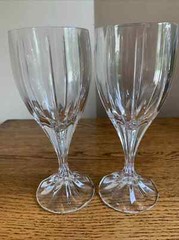 SET OF 2 Mikasa BERKELEY 7-1/4″ Water Goblets Wine Glasses (PARK LANE) READ!!!