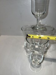 Lot Of 4 Parfait Ice Cream Flutes Glasses 6 4/8″ Grasshoppers