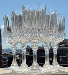 White Wine Water Glass Longchamp (Clear) by Cristal D’arques -Durand 230 ml