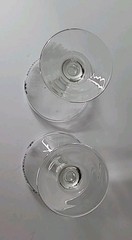 VTG 25th Wedding Anniversary Coupe Champagne Glasses -SET OF 2