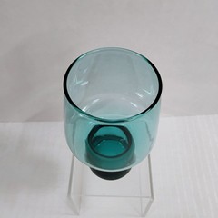 Vintage Turquoise Drinking Tumbler 5.5″ Barware Excellent!