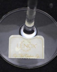 Lenox Crystal Serenade Set of Wine Glass Iced Tea Glass and Champagne Flute