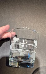 Set of 6 EAMON GLASS DUBLIN CLADDAGH IRISH WHISKEY ROCKS LOWBALL IRELAND