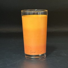 Bartlett-Collins Four Seasons Ombré 5” Glass Tumblers Vintage Set Of 4*