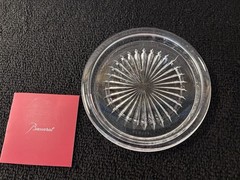 Baccarat Crystal Bottle Coaster D: 13.5 Cm