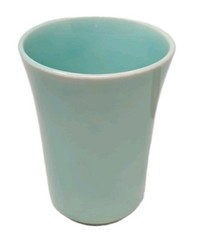VTG RARE Luray Pastel Green 9oz Water Tumbler Cup Taylor Smith TS&T 4.5″H