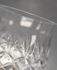 Set Of 3 Mikasa Chateau Crystal 1980’s Wine Glasses 10Floz.