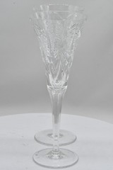 Vintage Waterford Millennium Collection Happiness SFL3 Pair Of Toasting Flutes