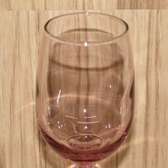 Libbey Glass Company Premiere Plum Pink Tulip Shape 7-1/4″ Wine Goblet