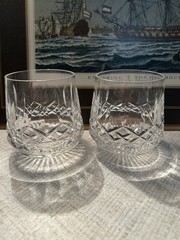 Waterford Roly Poly Tumblers Old Fashioned -Early Etched Mark: Per Each