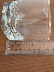 Ocean Thailand Square Bottom Rocks Old Fashioned Glass EXCELLENT Condition!