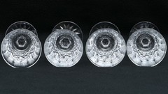 Waterford Crystal Lismore 6 7/8″ Water Goblet Stems – Set of 4 (C)