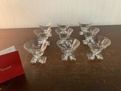 9 Liquor Glasses Saint Hubert Model Baccarat Crystal (Price Per Unit)