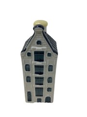 KLM Airlines Miniature Bols Blue Delft Dutch/Amsterdam House # 65 Sealed Empty