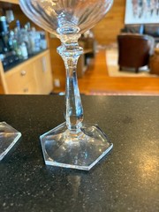 GORHAM PERSPECTIVE PAIR OF 2 WATER GOBLETS NEAR PERFECT CONDITION