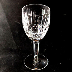 WATERFORD KILDARE CLARET GLASSES, Cut Lead Crystal, 6 1/2″, 8 Oz, IRELAND, 2PCS