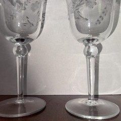 VTG Danube by Colony 7 3/4» tall Water/Drink goblet Discontinued 1950