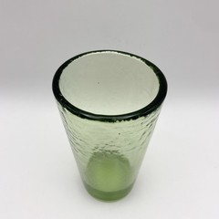 Fire and & Light Recycled Glass 16 oz Tumbler Olive | Green 6 Inches