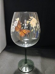Lenox Large Handpainted Wine Glass