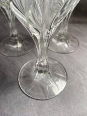 3 Lenox Crystal Debut Iced Tea Glases 7 3/4″