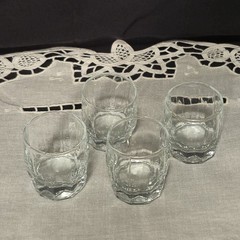 4 pannel shot vodka cordial glasses
