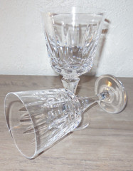 Atlantis Crystal LISBON Water Goblet(s) EXCELLENT Height 6 3/4″ Set 2