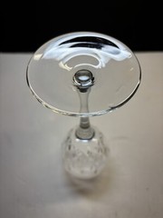 Rogaska Memoir Gold Rimmed Wine Glasses