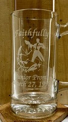Beer Stein 12 Ounce Junior Prom 1992 Eclectic Glass / Mug Collections
