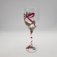 Block Basics The Twelve Days of Christmas Wine Glass – Four Calling Birds