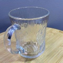 Vintage Arcoroc Canterbury Crocus Glass Coffee Tea Cup Mug France