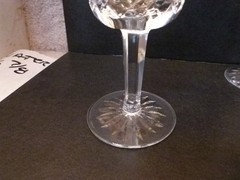 4 Waterford LISMORE Crystal WATER GOBLET or WINE Glass 6 7/8″ 9oz. L1