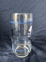 Vintage NFL NY Giants Glass Mobil