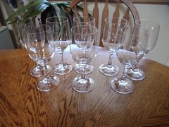 Wine West Germany Blown Crystal 10 Oz Stickers – Set of 8