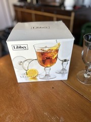 Libbey Classic Goblet Party Set of 4 Wine/Iced Tea/Water Glassware