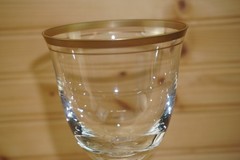 Mikasa Empire Gold Trim (4) Water Goblets, 8 1/4″ (G14)