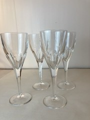 Villeroy and Boch crystal adeline claret wine glasses set of 4