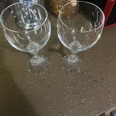 Mikasa Crystal The Ritz Wine Glasses-Pattern Retired Set Of 2